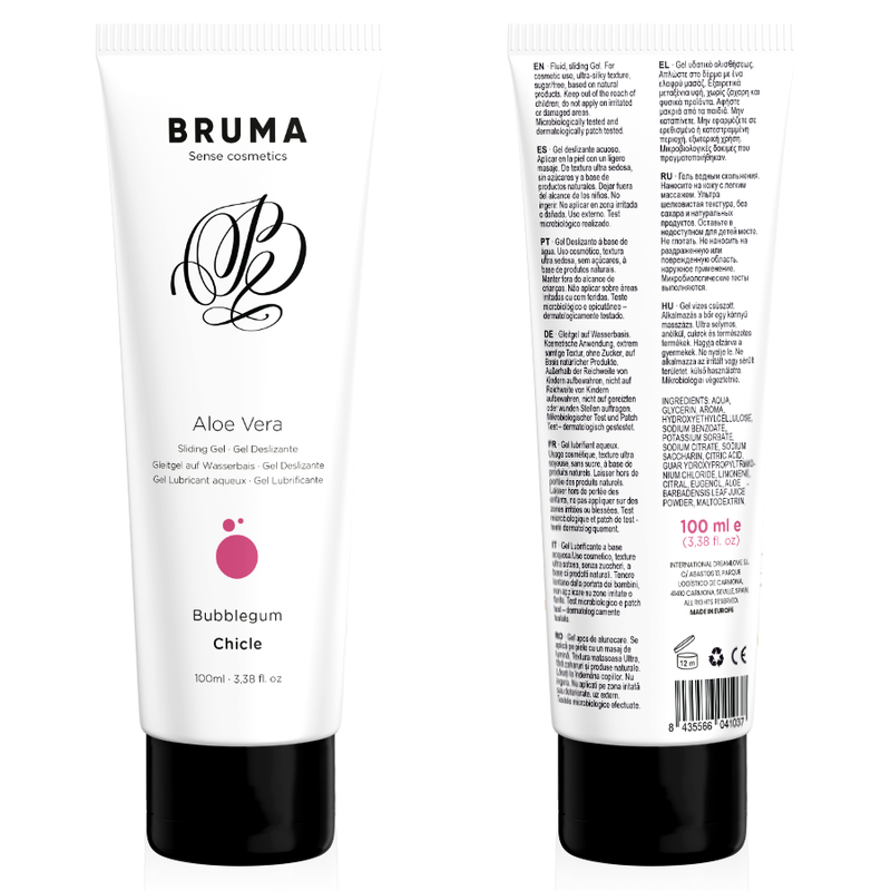 Bruma Aloe Vera Sliding Gel Bubblegum Flavor - 2