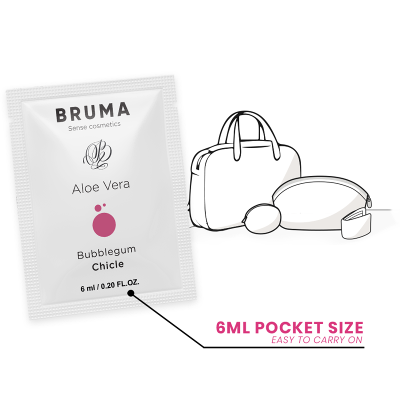 Bruma Aloe Vera Sliding Gel Bubblegum Flavor - 6