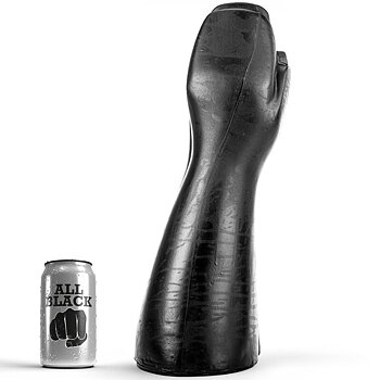 All Black Dildo Fisting 39 cm