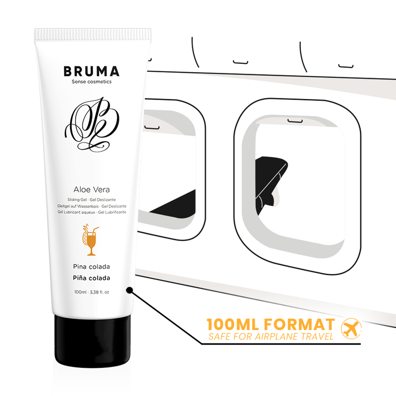 Bruma Aloe Vera Sliding Gel Pina Colada Flavor - 10