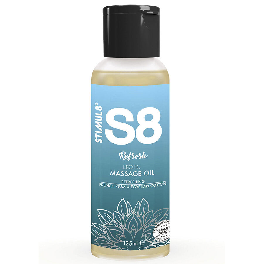 Stimul8 S8 Refresh Cotton Massage Oil 125 Ml