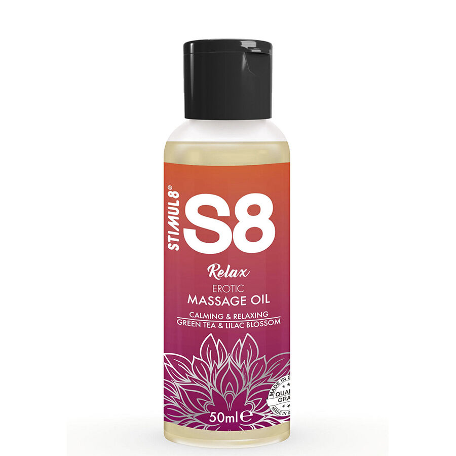 Stimul8 S8 Relax Erotic Massage Oil Tea 50 Ml