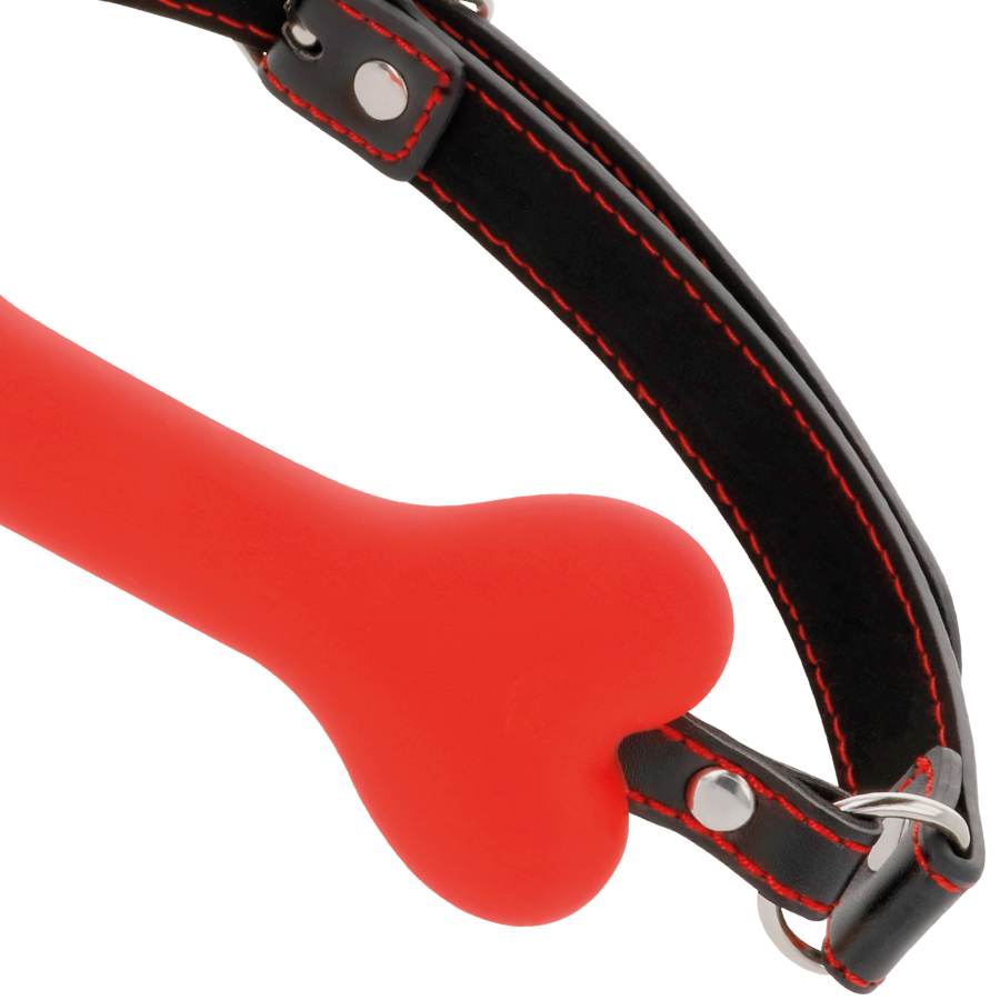 Darkness Bondage Bone Silicone Gag - 4