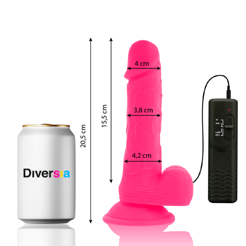 Diversia Flexible Vibrating Dildo O - 27