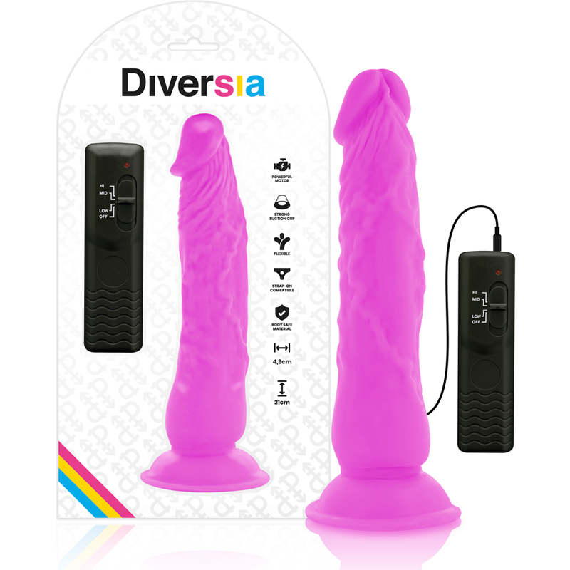 Diversia Flexible Vibrating Dildo O - 30