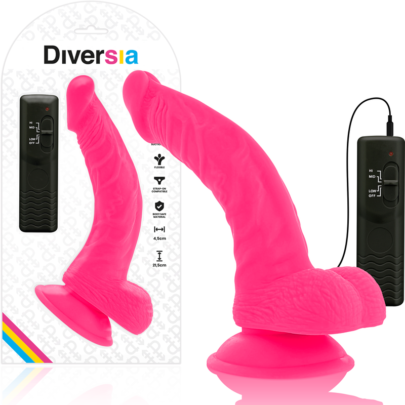 Diversia Flexible Vibrating Dildo O - 38