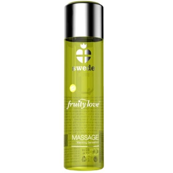 Swede Fruity Love Warming Effect Massage Oil Vanilla And Pear 60 Ml