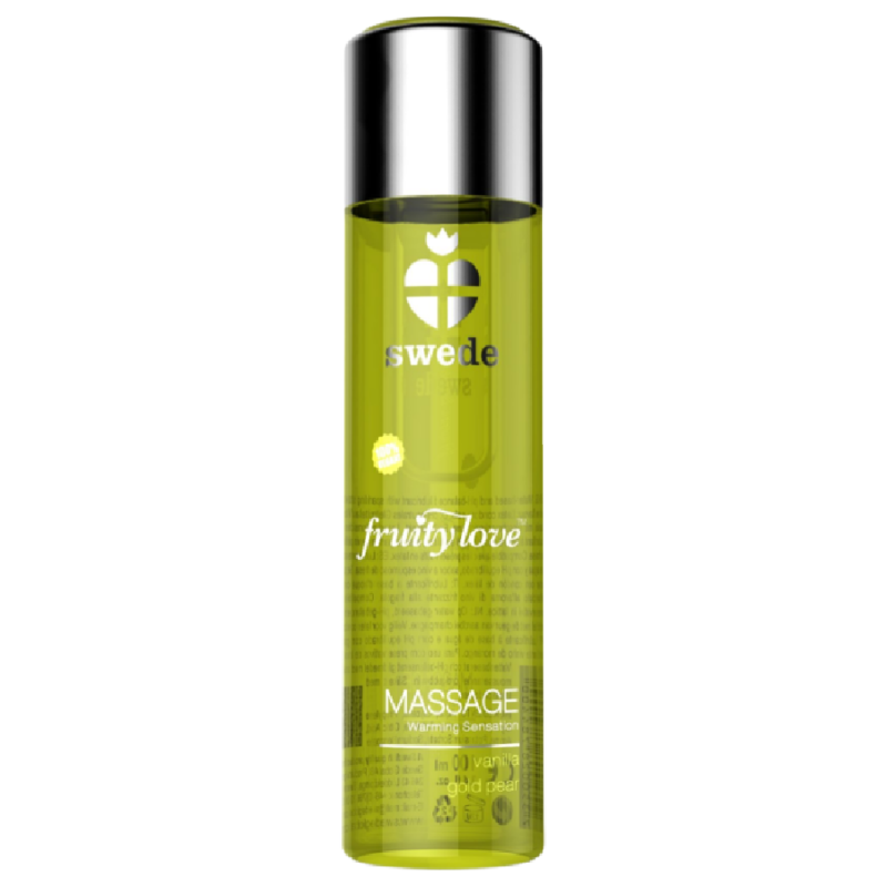 Swede Fruity Love Warming Effect Massage Oil Vanilla And Pear 120 Ml