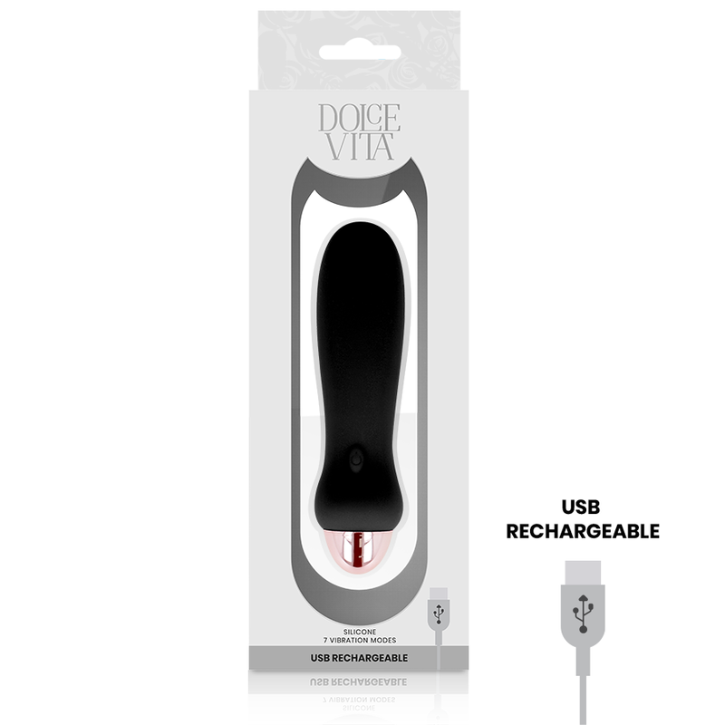 Dolce Vita Rechargeable Vibrator Five 7 Speeds - 7