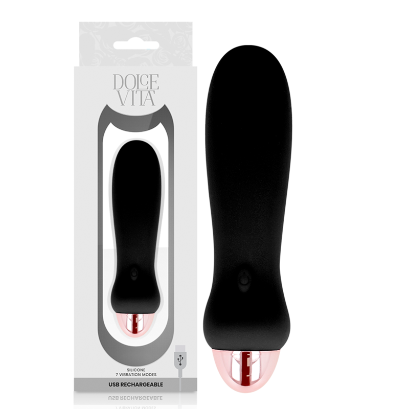 Dolce Vita Rechargeable Vibrator Five 7 Speeds - 6