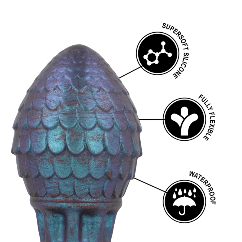 Epic Vrakos Dragon Egg Anal Plug Size - 7