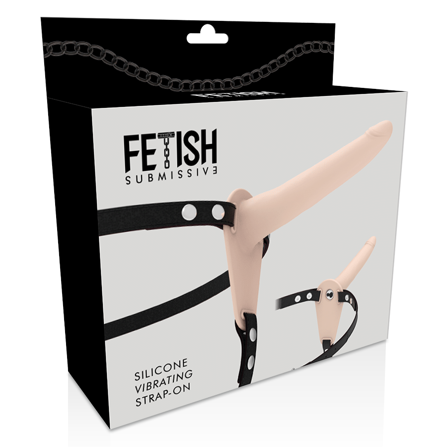 Fetish Submissive Harness Silicone Vibrator - 5