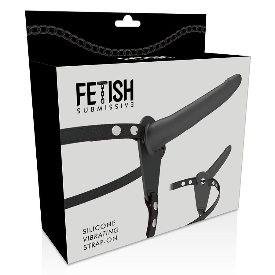 Fetish Submissive Harness Silicone Vibrator - 9