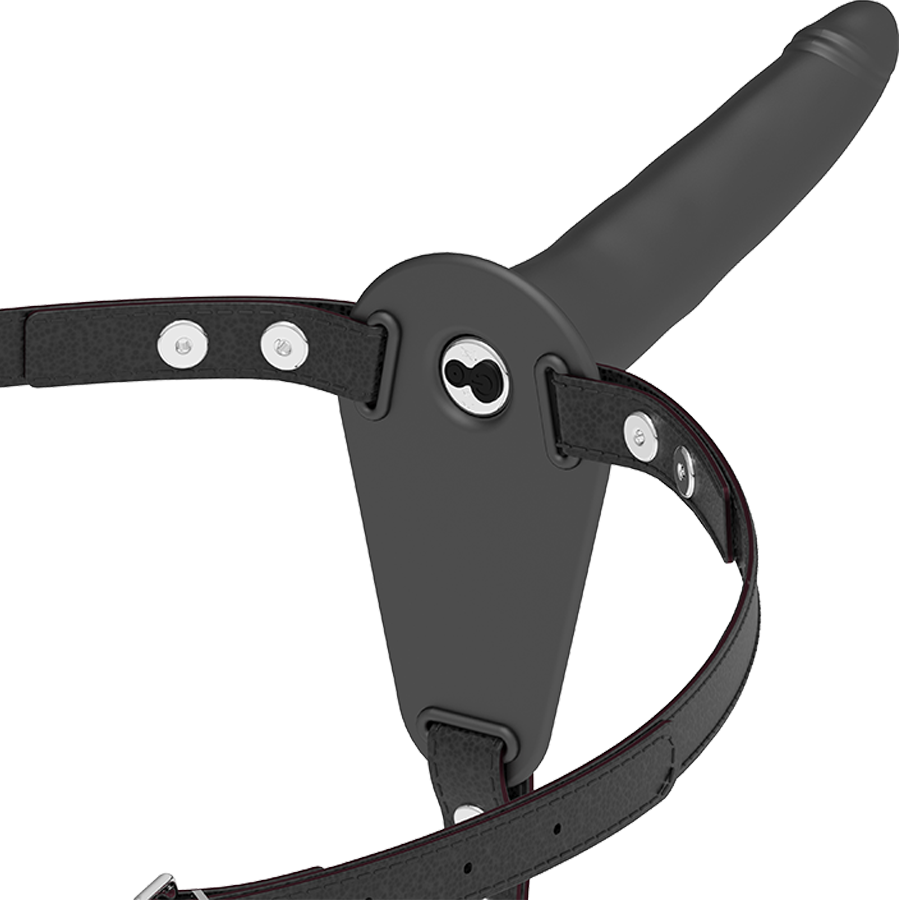 Fetish Submissive Harness Silicone Vibrator - 2