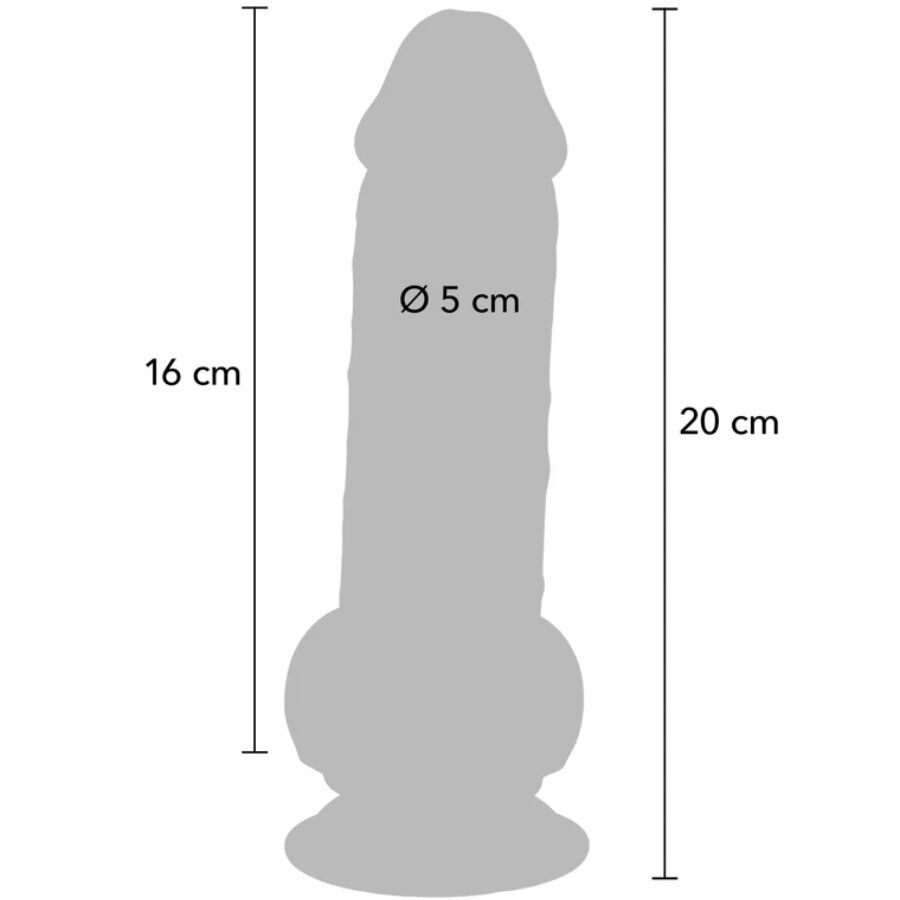 Get Deluxe Realistic Penis With Testicles Extra Thick - 12
