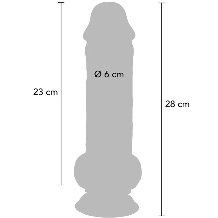 Get Deluxe Realistic Penis With Testicles Extra Thick - 20