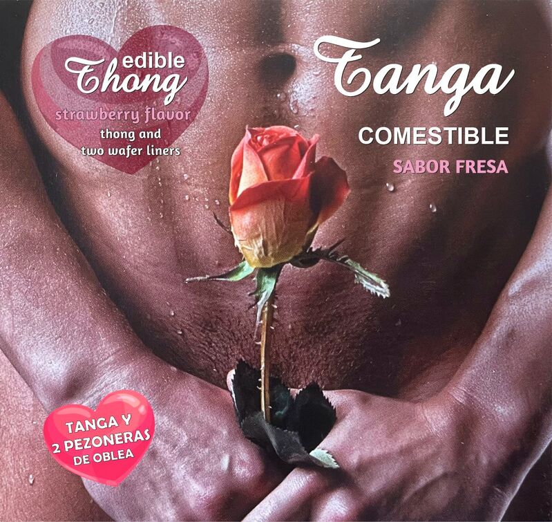 Hotflowers Men Thong 2 Strawberry Wafer Nipple