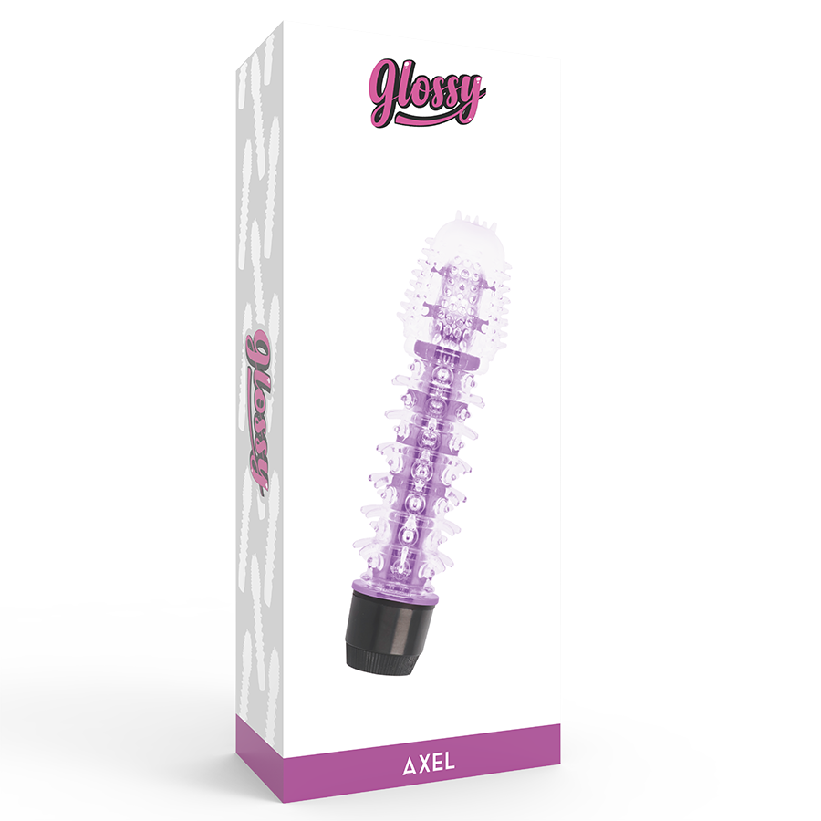 Glossy Axel Vibrator Lilac - 6