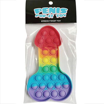 Kheper Multicolor Pop It Penis Anti Stress Toy