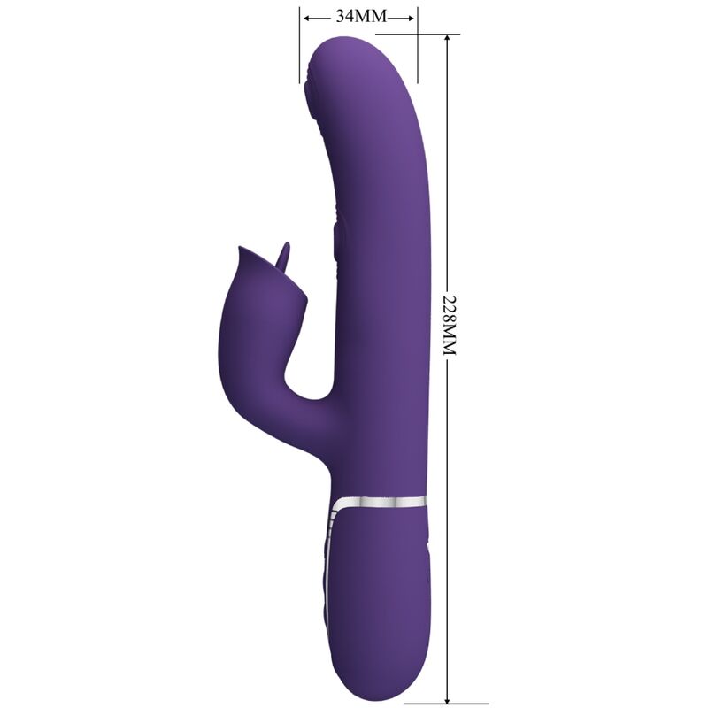 High Tech Pretty Love Rabbit Vibrator With Licking - 6