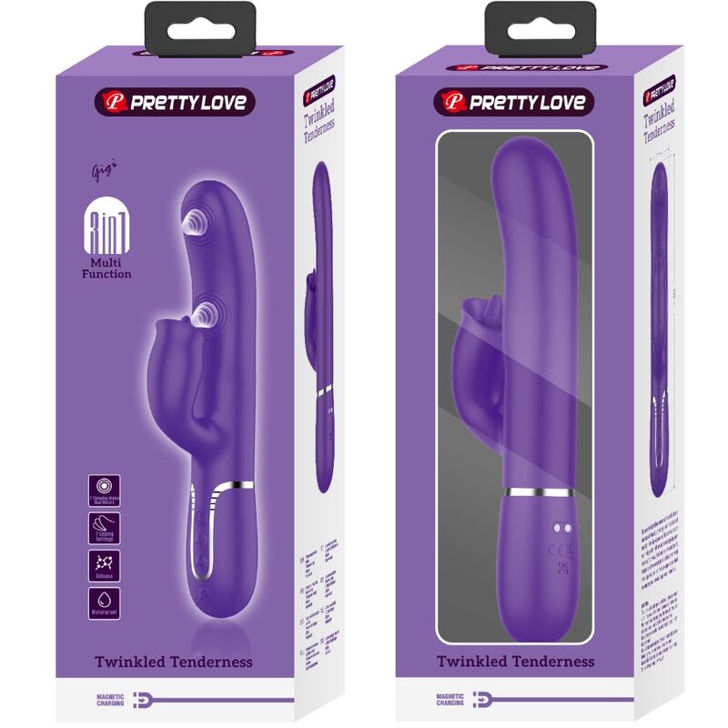 High Tech Pretty Love Rabbit Vibrator With Licking - 8