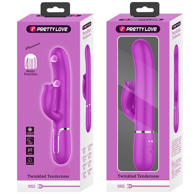 High Tech Pretty Love Rabbit Vibrator With Licking - 5
