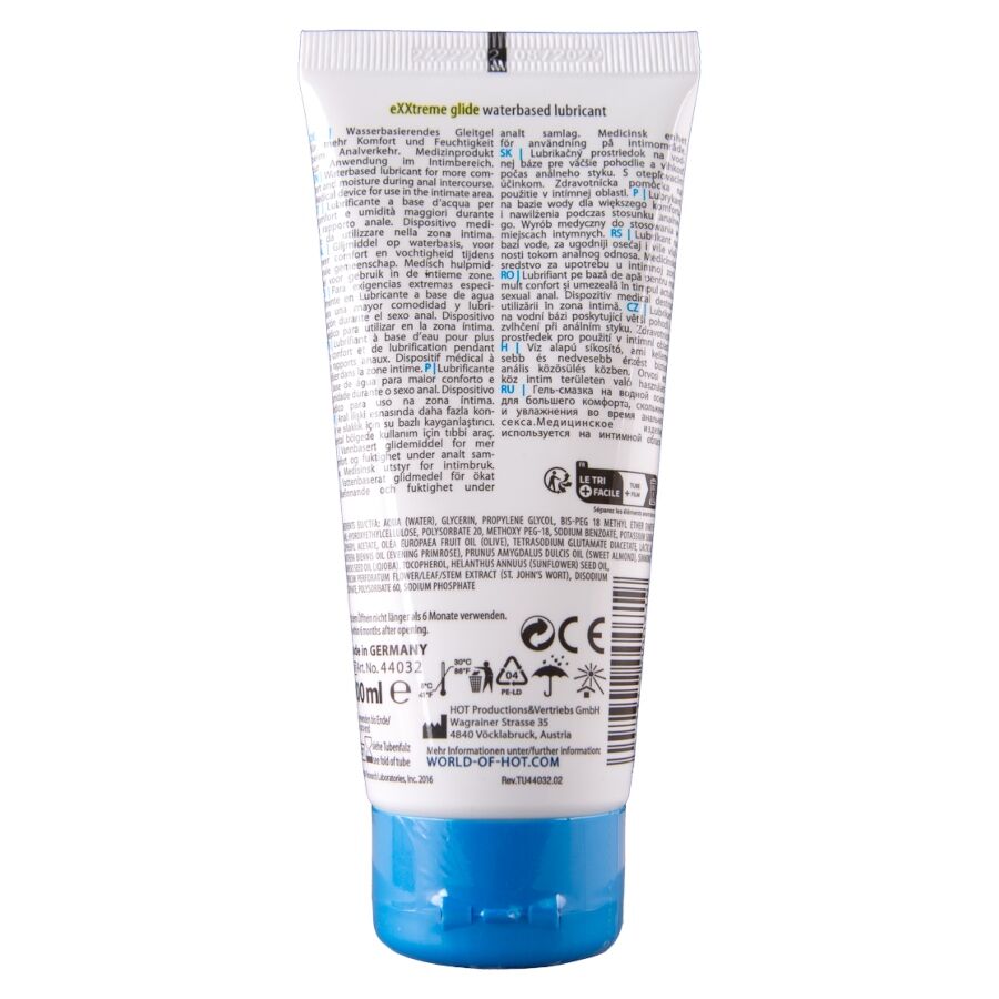 Hot Exxtreme Glide Waterbased Lubricant Comfort Oil A - 4