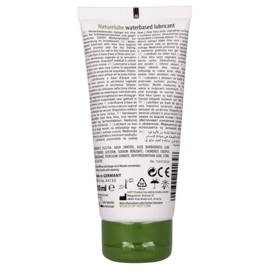 Hot Nature Lube Waterbased Aloe Vera - 4