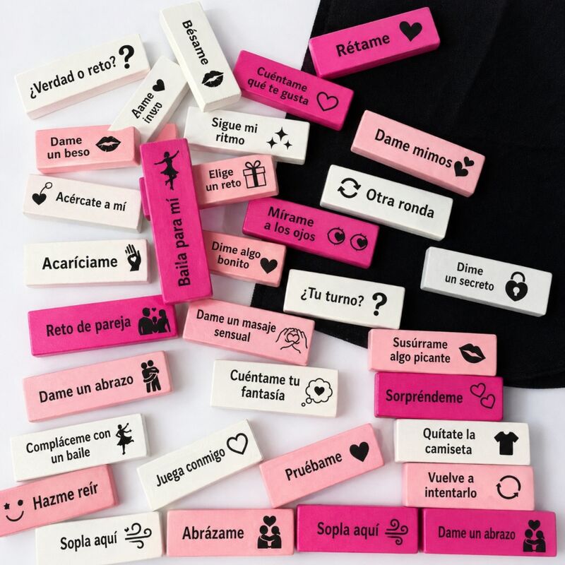 Diverty Sex Diablo Picante Bag Of 16 Love Blocks Spanish Version