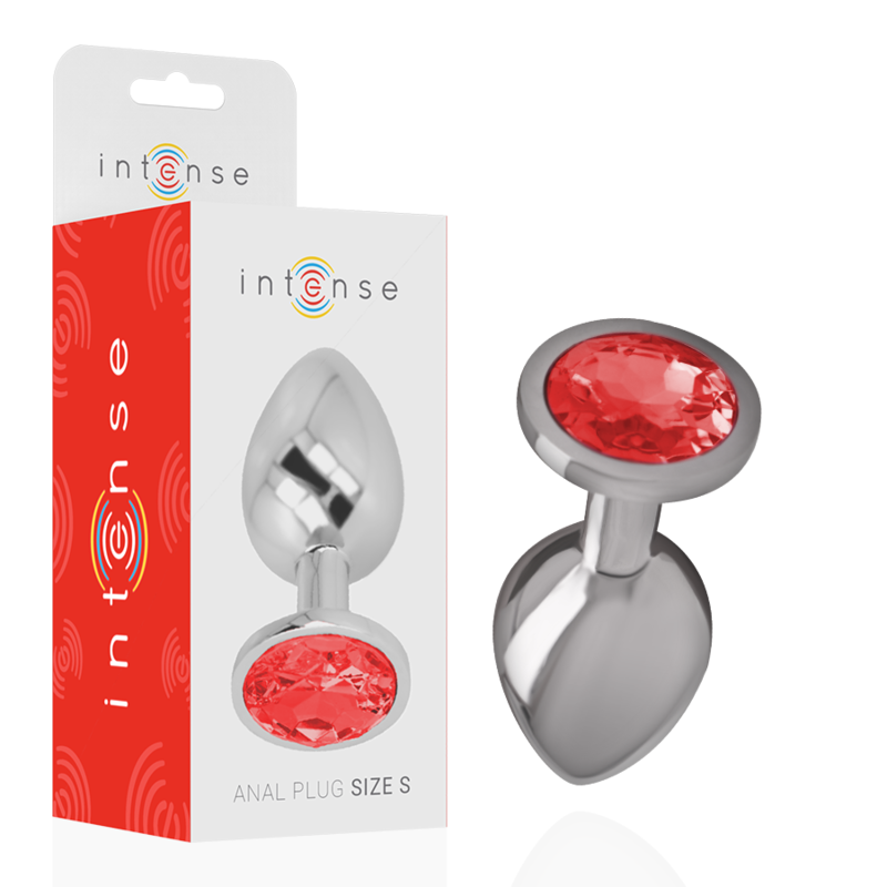 Intense Anal Toys Aluminum Metal Anal Plug With Crystal Size - 3