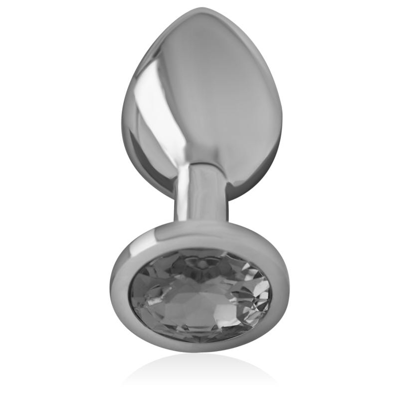 Intense Anal Toys Aluminum Metal Anal Plug With Glass Size - 12