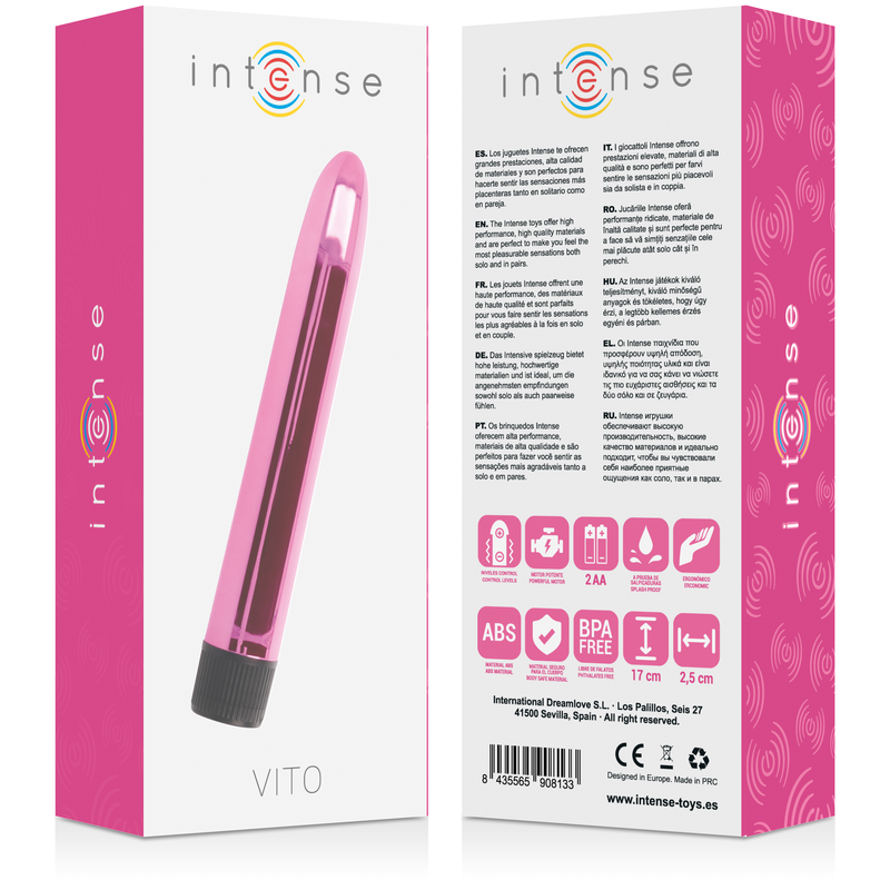 Intense Fun Toys Vito Lilac Vibrator - 9