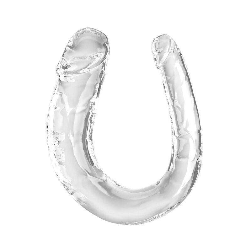 King Cock Double Trouble Double Dildo Clear