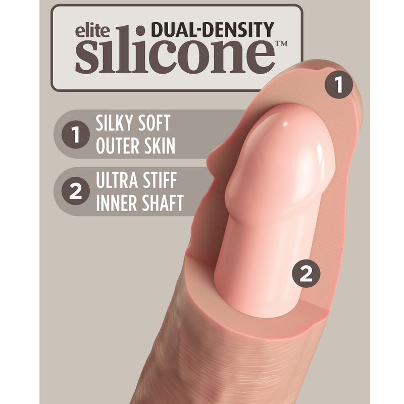 King Cock Elite Realistic Silicone Dildo - 17