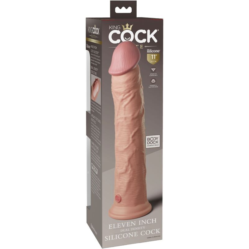 King Cock Elite Realistic Silicone Dildo - 30