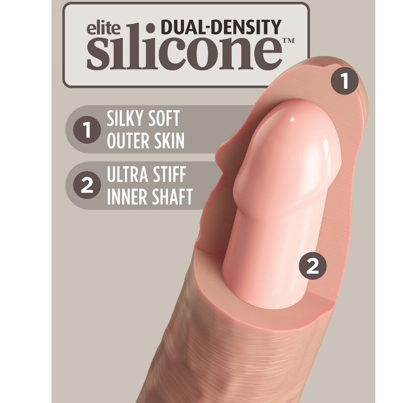 King Cock Elite Realistic Silicone Dildo - 21