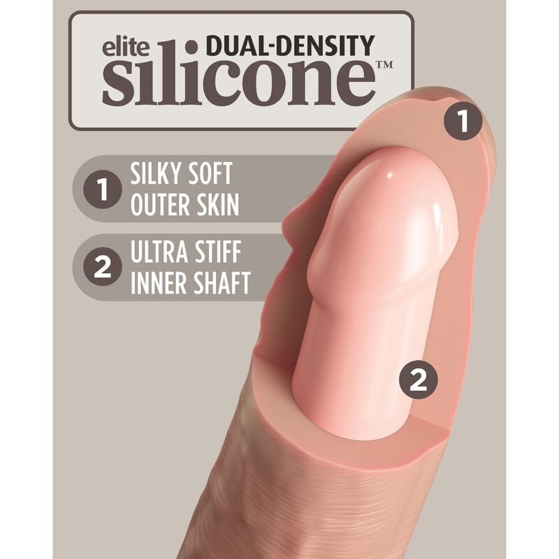 King Cock Elite Realistic Silicone Dildo - 29