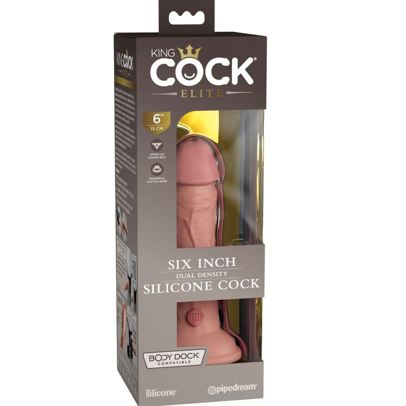 King Cock Elite Realistic Silicone Dildo - 10