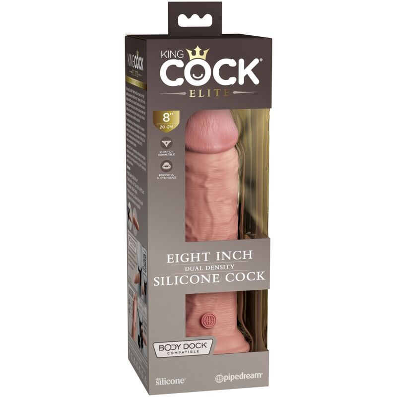 King Cock Elite Realistic Silicone Dildo - 18