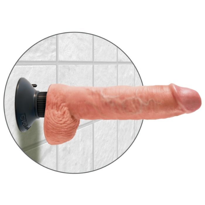 King Cock Vibrating Cock With Balls - 24