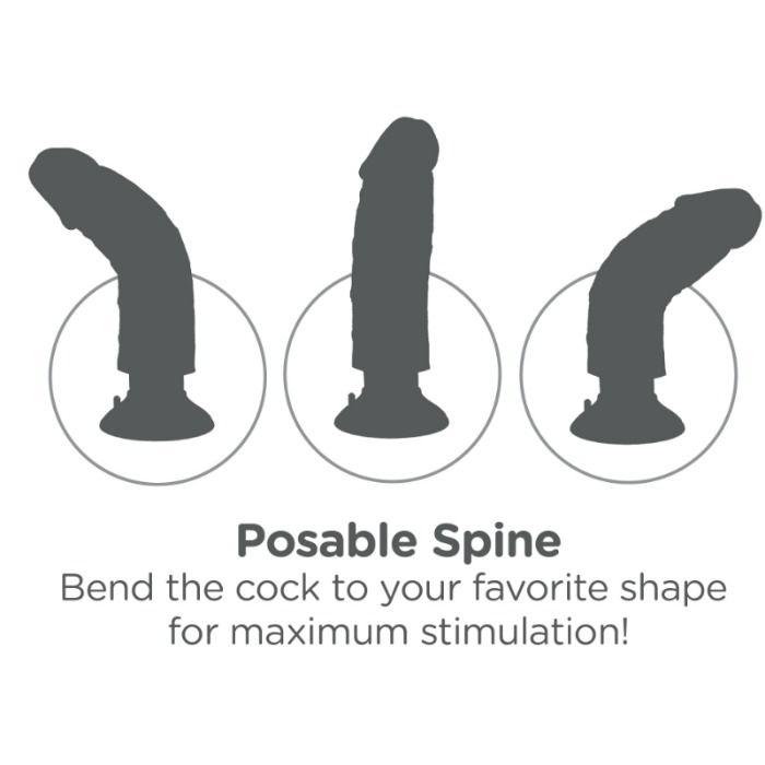 King Cock Vibrating Cock With Balls - 17