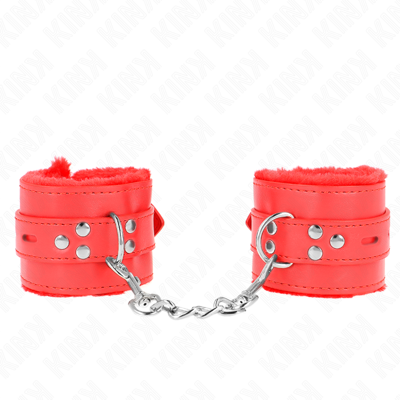 Wrist Fur Lined Wrist Restraints With Square Holes And Belt Adjustable 17 X - 14
