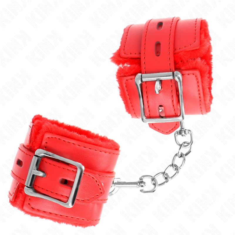 Wrist Fur Lined Wrist Restraints With Square Holes And Belt Adjustable 17 X - 15