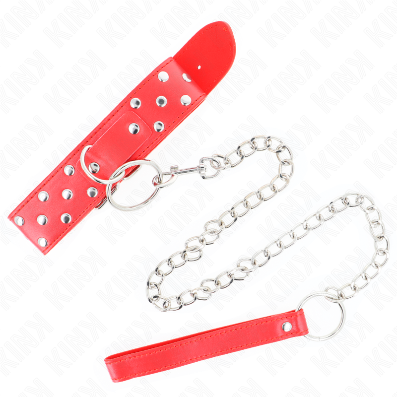 Ring Rivet Strap Necklace With Belt Adjustable 36 X - 3
