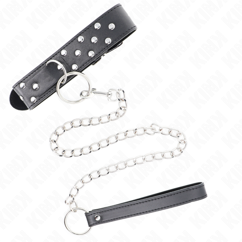 Ring Rivet Strap Necklace With Belt Adjustable 36 X - 7