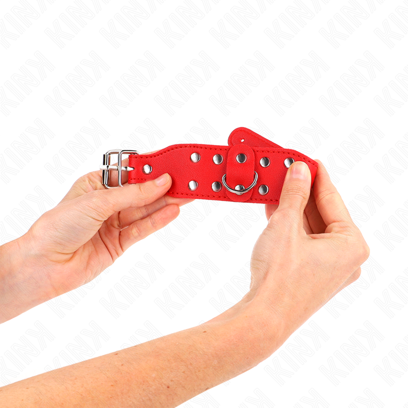 Restraint Wristbands With Double Of Adjustable Studs - 5