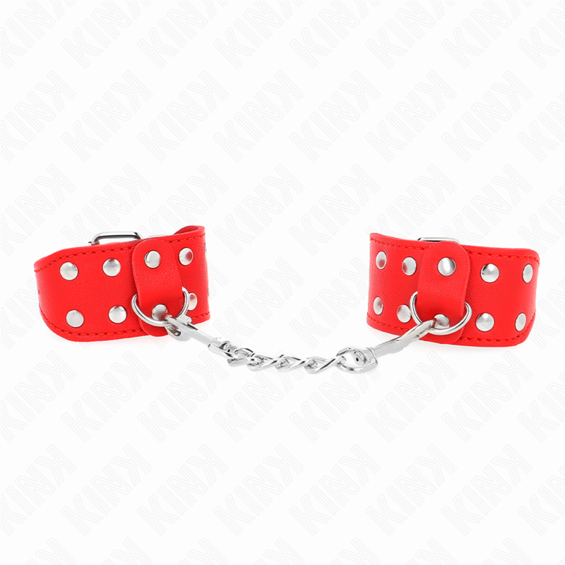 Restraint Wristbands With Double Of Adjustable Studs - 3