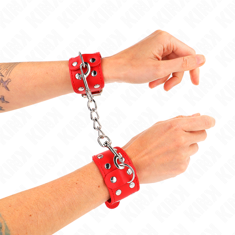 Restraint Wristbands With Double Of Adjustable Studs