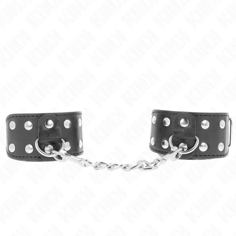 Restraint Wristbands With Double Of Adjustable Studs - 6