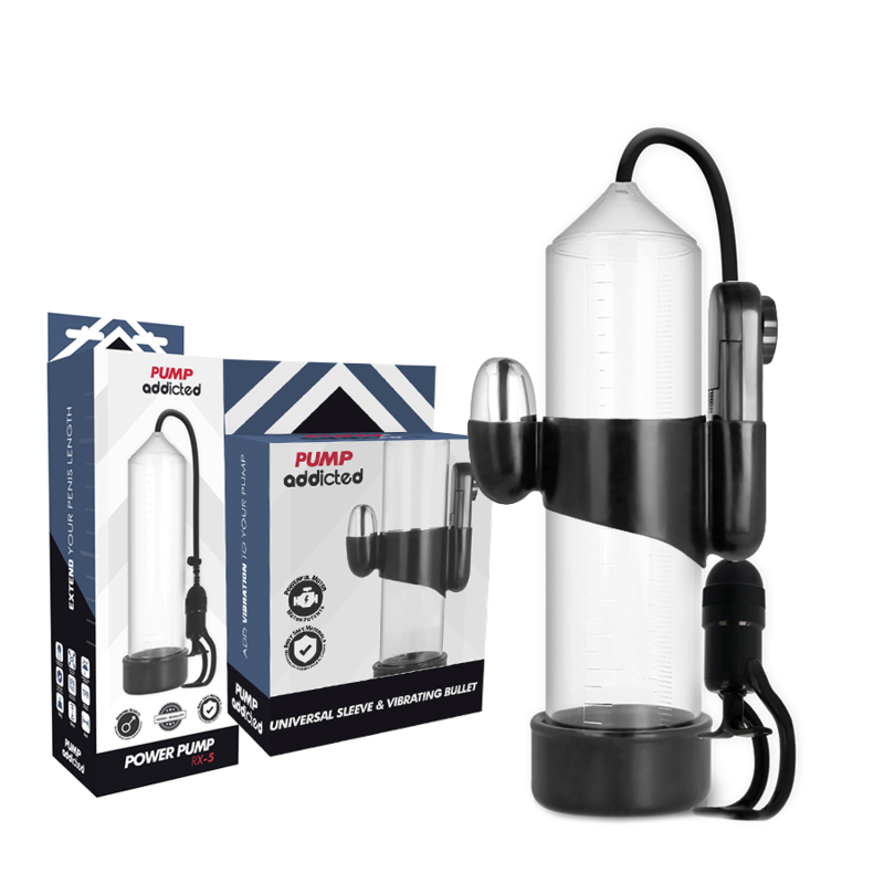 Pump Addicted Rx5 Transparent Vibrator - 2